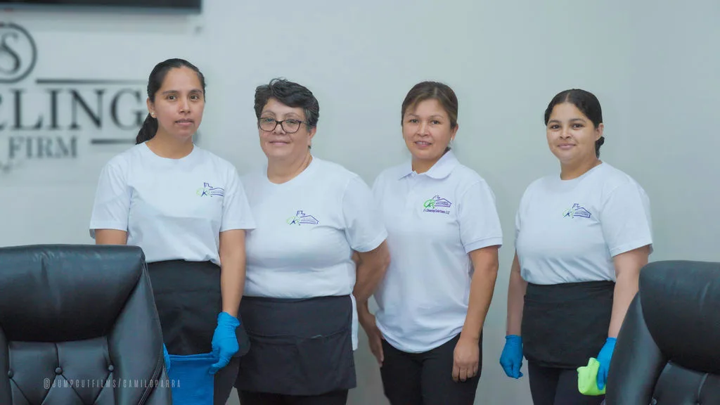 K's Cleaning Solutions team in uniform